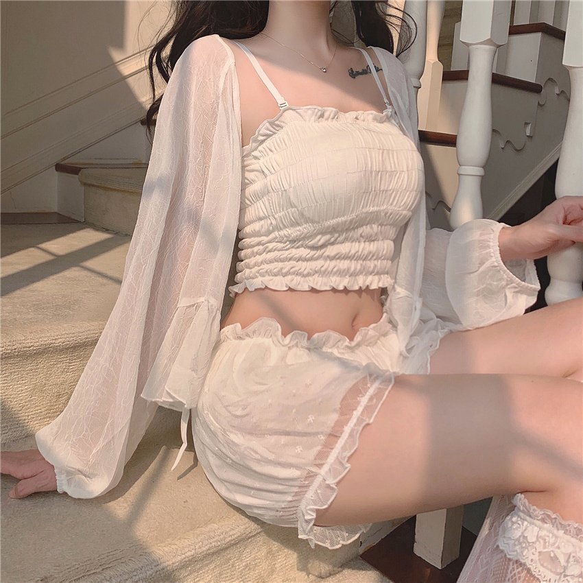 EvythingShop's tweet photo. ♡ชุดนอนน่ารักๆ♡

🌻PRICE: 240฿

Size: one size
เสื้อ: อก9(ยืดได้) สายรัดปรับระดับอก22
กางเกง: ยาว13 เอว22-41

Colors: ขาว https://t.co/e65WIYMkgQ