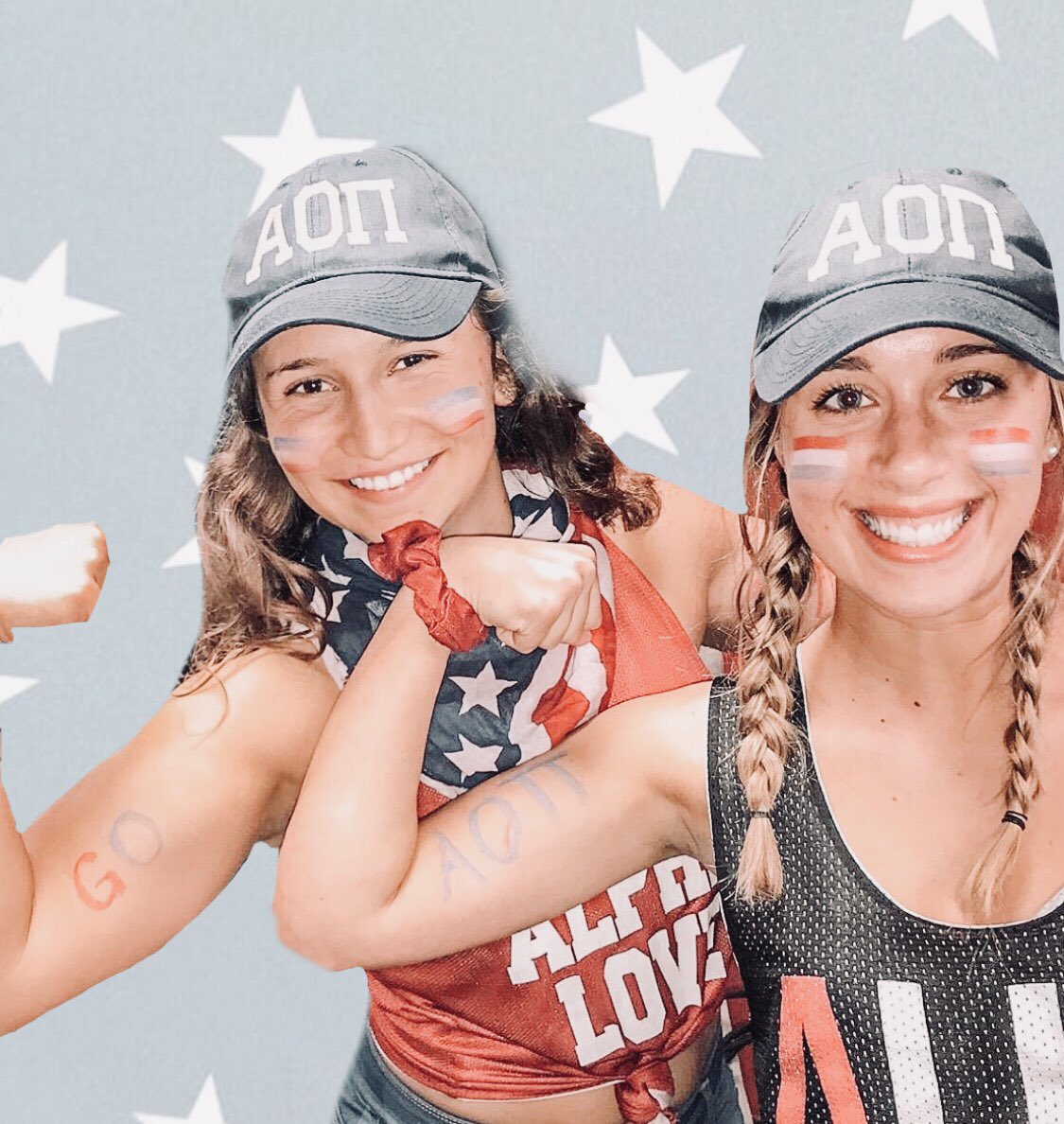 AOIIChiLambda's tweet image. HAPPY 4TH OF JULY! 💙💥 Hoping everyone has a fun and safe holiday celebrating the U S A! 🌟