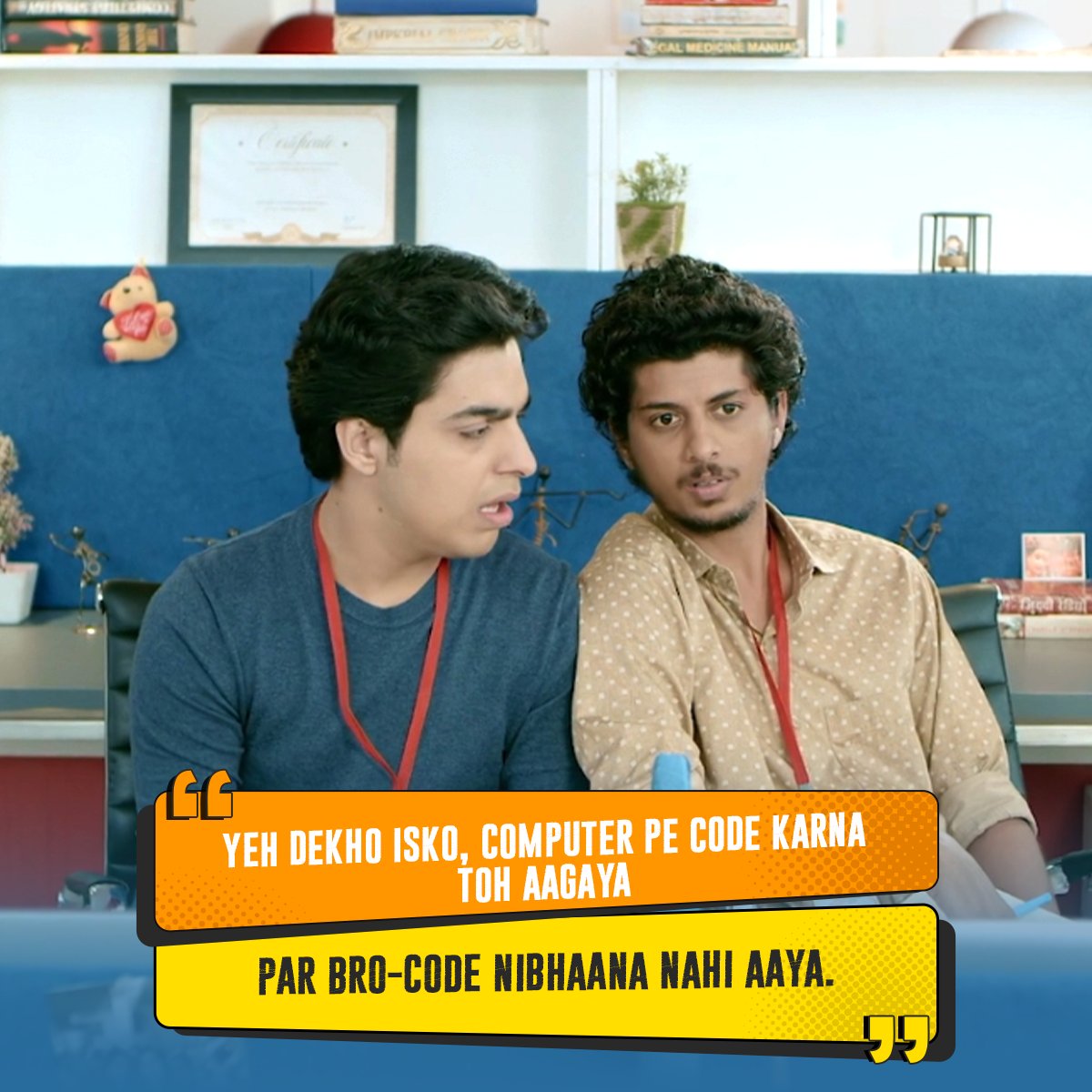 MXbyPrimeVideo's tweet photo. The best company for a fun weekend binge. 

Watch #BasementCompany, streaming for free: https://t.co/jLO4nEzLl1

@apoo_arora @WhoGaganArora @mayurrmore   
#MXExclusiveSeries #MXPlayer https://t.co/Uvgcng1SD3