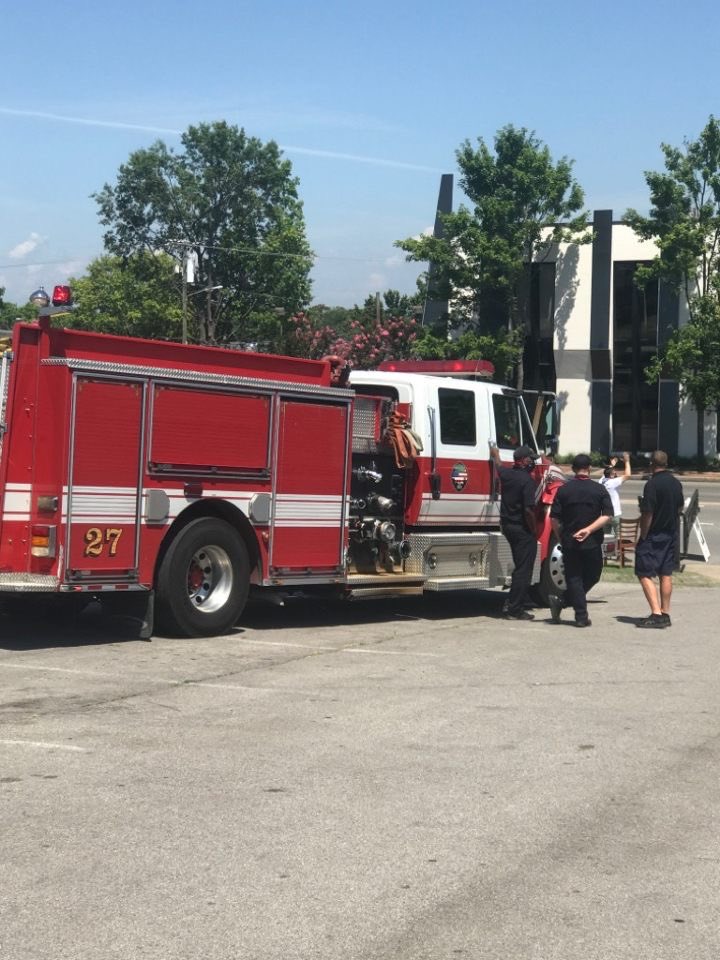 Fire trucks arriving at several hot chicken locations! Don’t worry, the only fires reported have been inside our mouths...