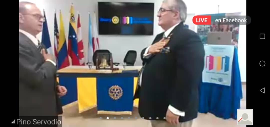 RotaryOjeda's tweet photo. Juramentación de Pino Servodio como Gobernador 2020-2021 del #DISTRITO4380 https://t.co/ccy89QJeQR