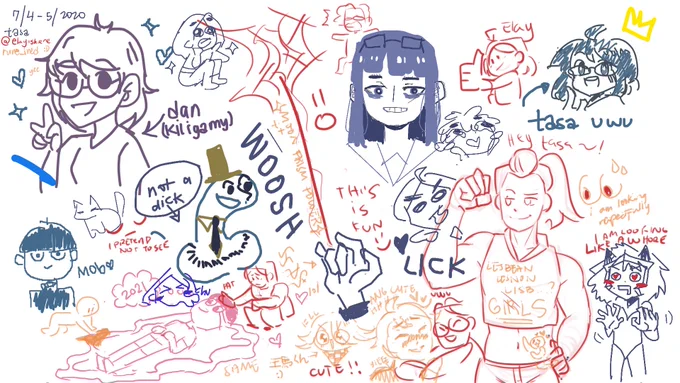 here's the result! ??

thanks for joining @kiligamy, @rune_ined, @elayishere, and anonymous pink pen! let's do this again sometime ? 