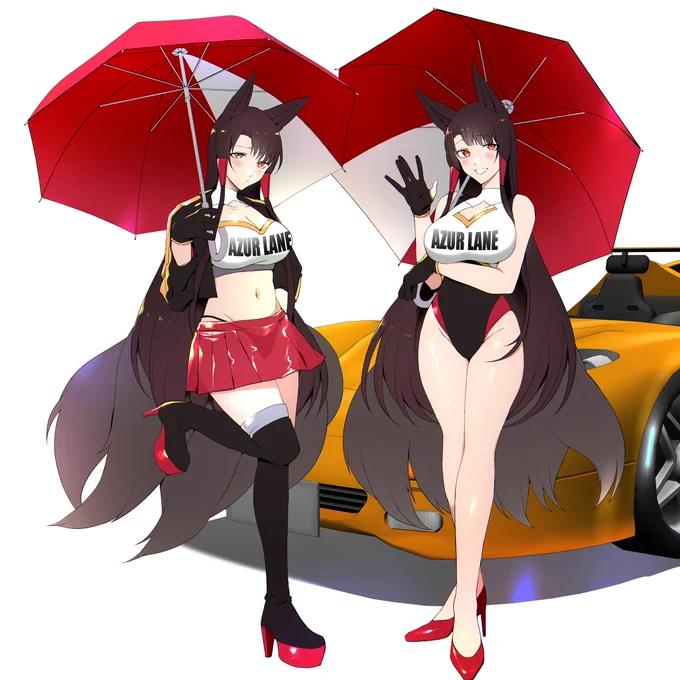 レースクイーン赤城(捏造)どっちが好き? 