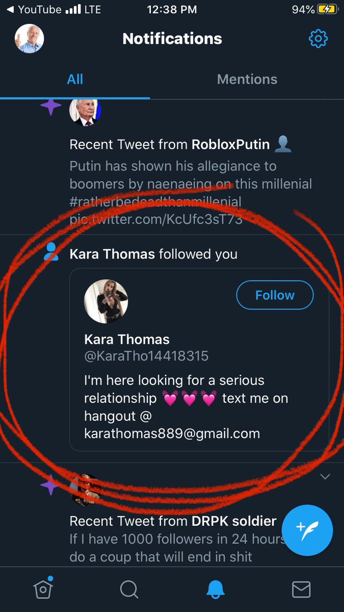 boomer_roblox's tweet photo. Who is this LIBERAL on my good Christian Twitter????? Boomers, this is a serious THREAT!!!!! 😡😡😡😡😡 #nottodayliberals #Libtards #Boomer https://t.co/X8vfzXSUH7