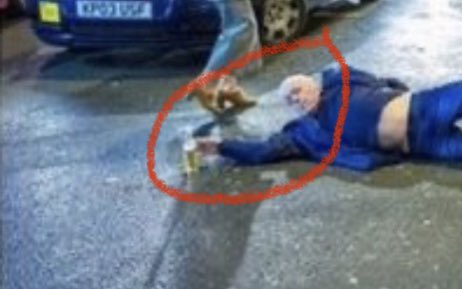 Truxxus's tweet photo. @tprstly Can we acknowledge the real hero here- who, despite whatever happened, saved the beer. https://t.co/ZmFxGnpLNf