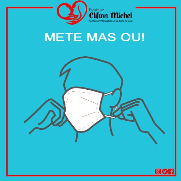 MPV2021's tweet photo. Mw obsève ke gouvènman sispann fè mobilizasyon sou zafè koronaviris sa, eh byen map ankouraje di nou pou nou toujou mete mas nou. #fondationCliftonMichel https://t.co/zheLDUq46j