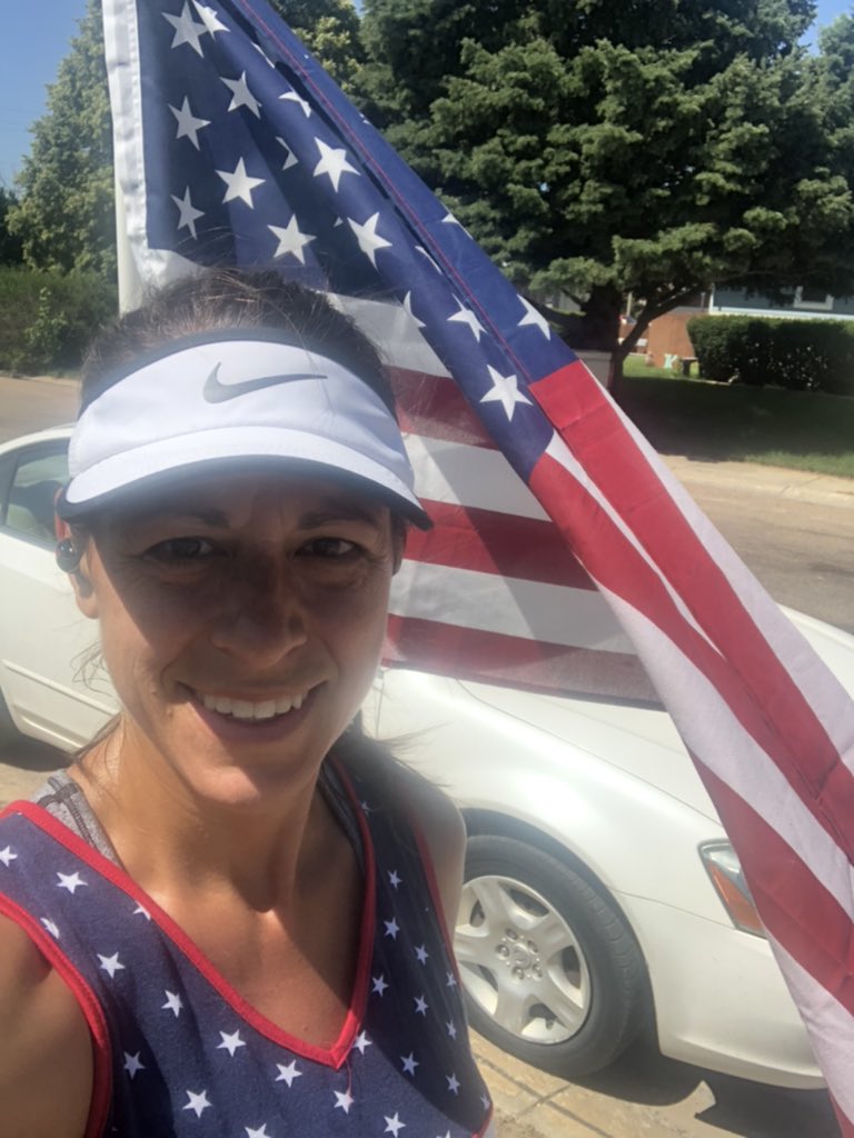HeskTech's tweet photo. 🇺🇸Fourth of July 🇺🇸5k ✅! Thanks to @GravelRide73 for leading the way!  Now to celebrate the best country in the world’s birthday! 🇺🇸🇺🇸🇺🇸#fireworksandfreedom #4thofJuly2020 #GodBlessTheUSA #ProudToBeAnAmerican https://t.co/8SjaURCwcb