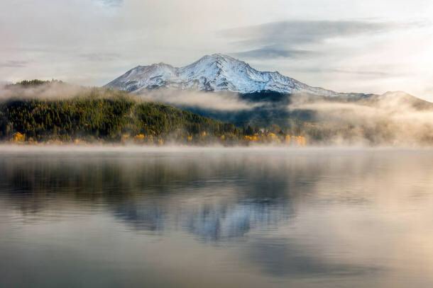 Native Americans have observed Mount Shasta as a sacred mountain from time immemorial; they viewed the mountain and its surroundings as holy ground; it is thought to be one of the first earthly places created by the Great Spirit.