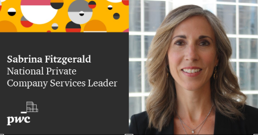 sab_fitzgerald's tweet photo. Delighted to be @PwC_Canada’s new National Private Company Services Leader. In my new role, I look forward to leading an amazing team to help more private companies succeed. https://t.co/iAkbaaYaRi