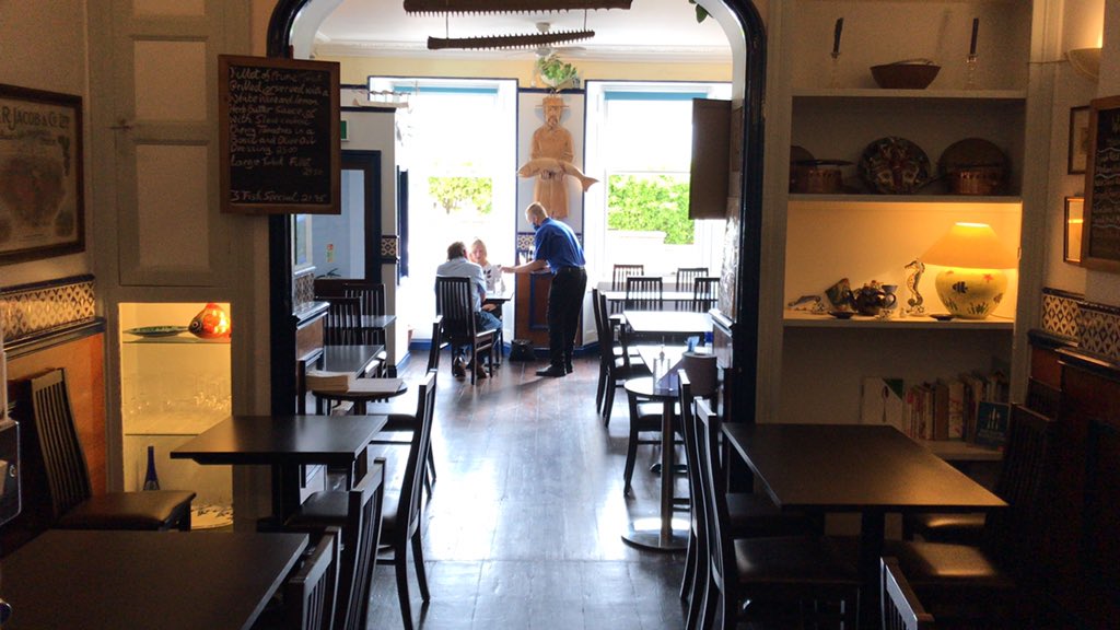 No7FishBistro's tweet photo. And we’re off. First customers in.
Good luck tonight all. 
#15weekslockdown #nowopen https://t.co/hSrJ3CLXpu