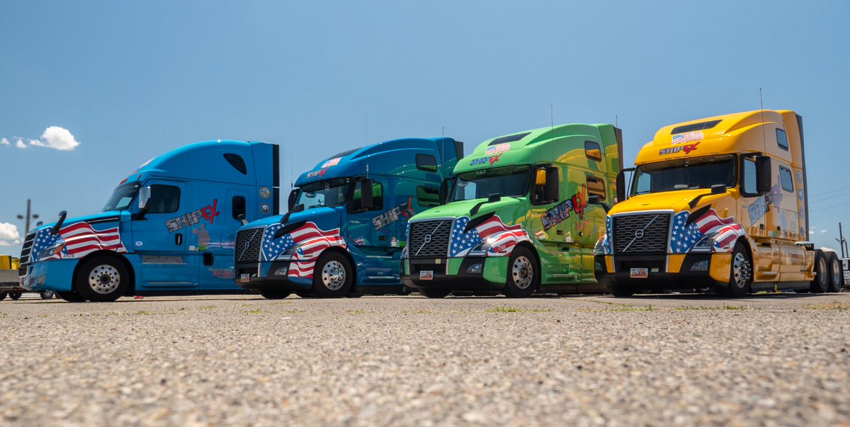 ShipEXTransport's tweet photo. Happy 4th of July everyone!🇺🇲🎇

#trucking #independenceday #shipex https://t.co/s2RNkNSFEn