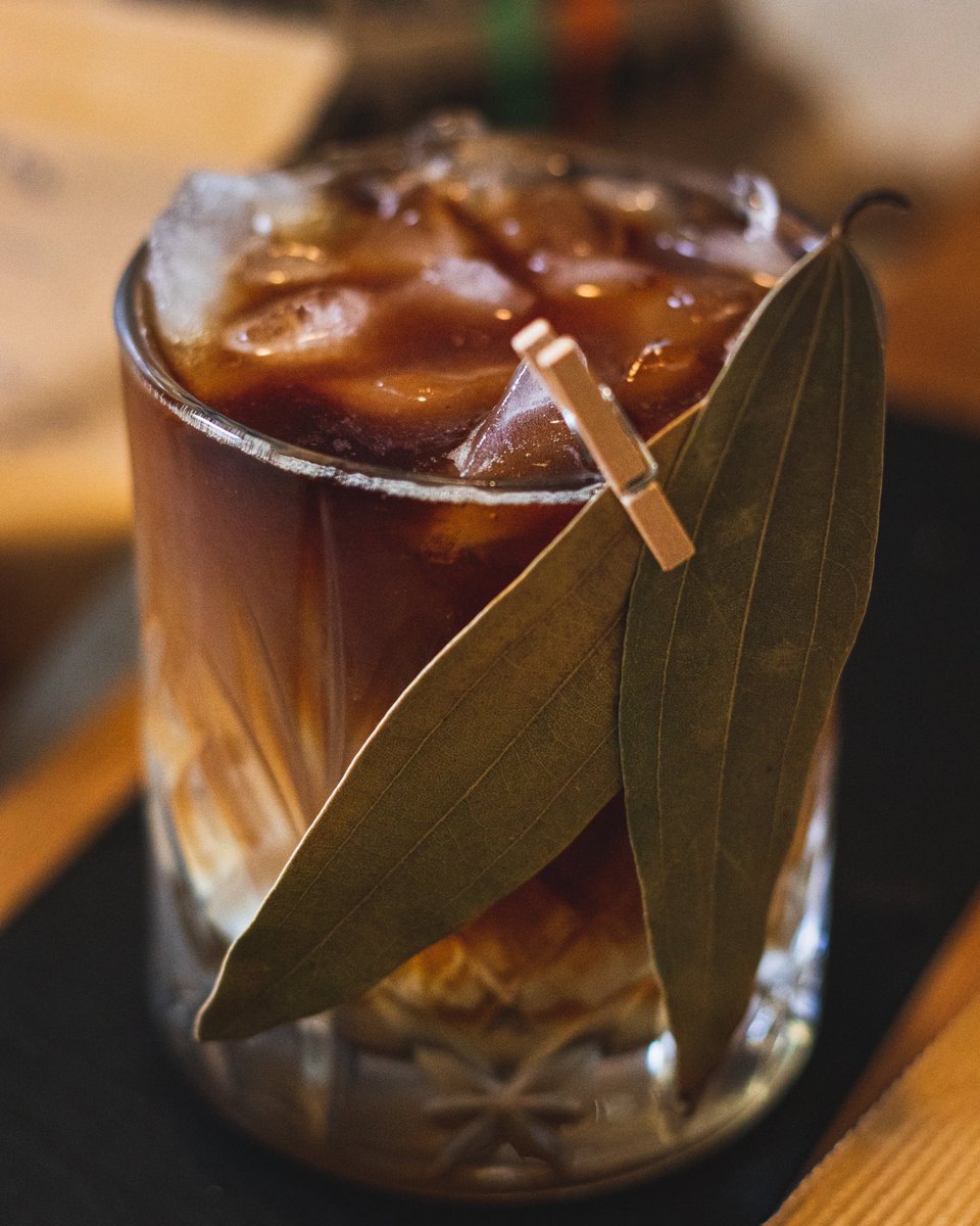 A Sip of the Moutains  - Vanilla syrup- Machu Picchu cold brew coffee- Nutmeg infused oat milk- Garnish: two bay leavesInstagram:  https://instagram.com/teejay.vision?igshid=bsjhykvhzam