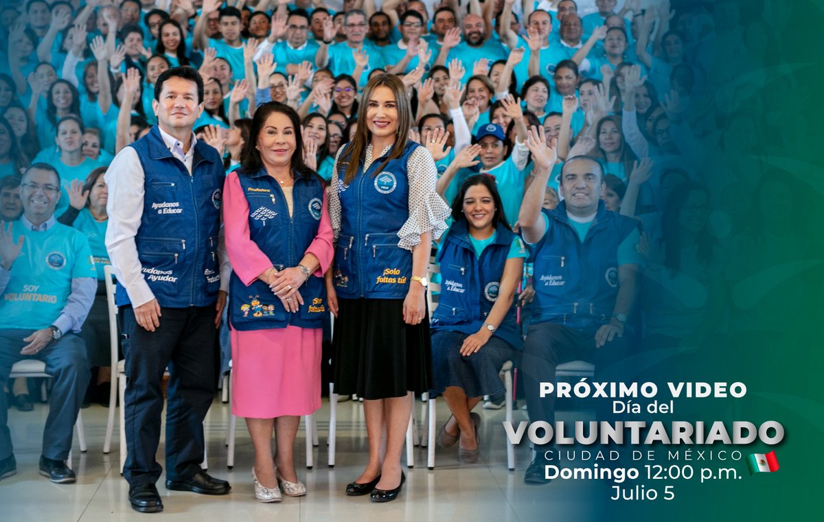 FIMLM's tweet photo. Este domingo 5 de julio a las 12:00 p.m. hora Colombia, te invitamos a ver el video del #DíaDelVoluntariado que se realizó en la Ciudad de México #CDMX @MLPiraquive 🇲🇽 #NoTeLoPierdas • Suscríbete a nuestro canal de YouTube 👉 https://t.co/q84fFqt631 https://t.co/ThN9fHuIzg