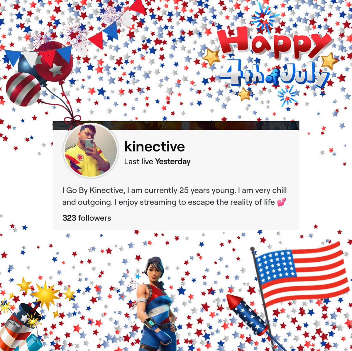 KinectiveTTV's tweet photo. WE HIT 300! THANK YOU SO MUCH😎 COME JOIN ME ❤️ FOLLOW ME ON TIKTOK &amp; https://t.co/WmGZBW9B13 AND YOUTUBE #youtube #youtubestreamer #twitchaffiliate #twitch #twitchgamer #twitchcommunity #twitchtv #gamerlife #gamer #gaming #gamingcommunity #fortnitebattleroyale #battleroyale #pc https://t.co/3WP6tU0RBR