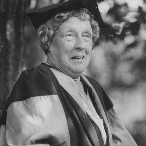 In 1923, the National League of Women Voters declared Cannon one of 12 greatest living women. Two years later, she received an honorary Doctor of Science from Oxford, the first women in its 300-year history. Cannon received many other honorary degrees, including from  @udelaware.