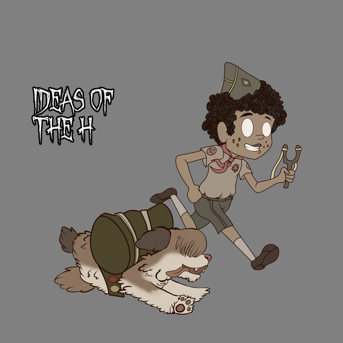 eduardo10600's tweet photo. Dibujo rápido de Walter y Woby, el dúo recolector y explorados!! 🐶⚜️🍁  #DontStarveTogether #WalterandWoby https://t.co/BnfLP4nmx4