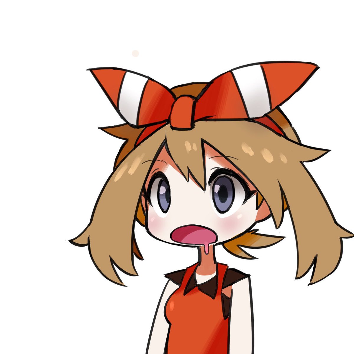 ハルカ(ポケモントレーナー) 「こういうちびキャラささっと描けたらかっこいいよなぁ。2時間かかった… 」|遠藤ヒョウガのイラスト