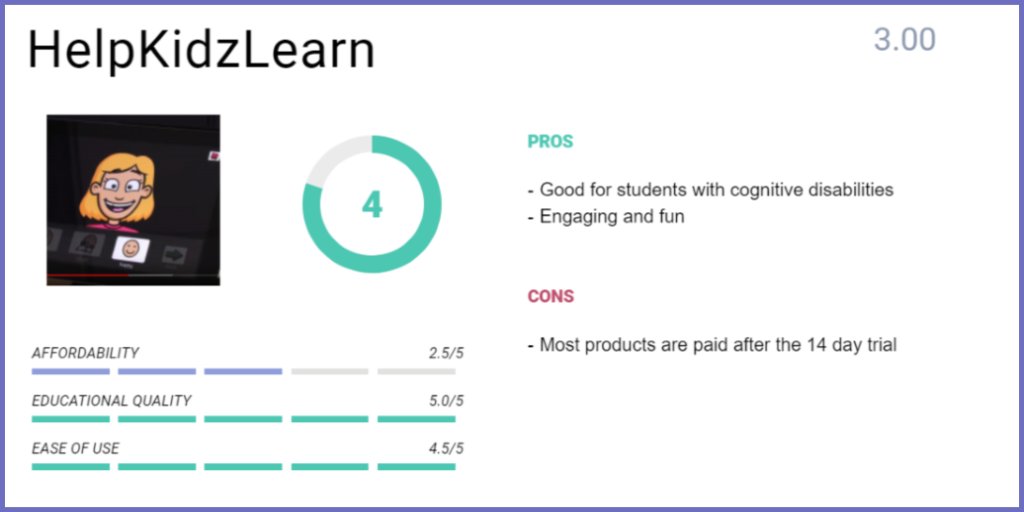 LearningLoss's tweet image. HelpKidzLearn is an online learning platform for special education offering a 14 day free trial during school closures. @HelpKidzLearn #sped ow.ly/xl7V30qIh4H