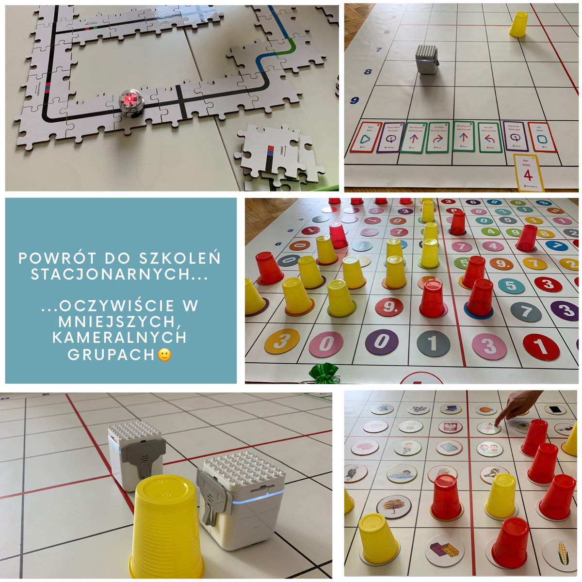 kodowanienadyw's tweet photo. Warsztaty z kodowania w Lublinie...oczywiście w małych, kameralnych grupach🙂 #MataDoKodowania #GeniBot #ozobot #KompetencjeKluczowe #EduSense https://t.co/H9YDbnCVAf