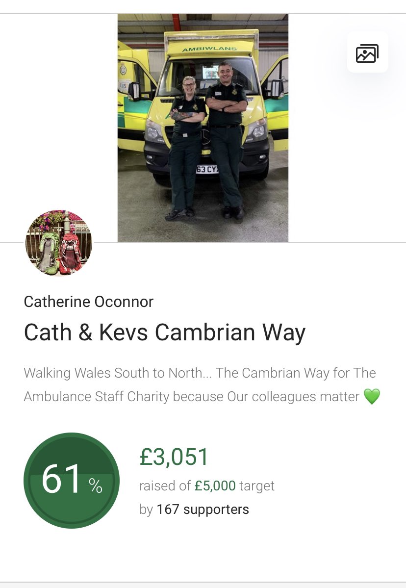 Catherine Oconnor (@cathdolly) on Twitter photo Just hit 60% of our target from some amazing donations!!
Big shout out to <a href="/CardiffCityFC/">Cardiff City FC</a> for winning today & getting all Joes mates in a generous mood!! #COYB <a href="/KevinOc20631341/">Kevin O'connor</a>
🔵😉💚🌈🚑
<a href="/CcAssociates/">CC Associates</a> <a href="/TASCharity/">TASC The Ambulance Staff Charity</a> <a href="/WelshAmbulance/">Welsh Ambulance</a>
justgiving.com/fundraising/ca… Just hit 60% of our target from some amazing donations!!
Big shout out to <a href="/CardiffCityFC/">Cardiff City FC</a> for winning today & getting all Joes mates in a generous mood!! #COYB <a href="/KevinOc20631341/">Kevin O'connor</a>
🔵😉💚🌈🚑
<a href="/CcAssociates/">CC Associates</a> <a href="/TASCharity/">TASC The Ambulance Staff Charity</a> <a href="/WelshAmbulance/">Welsh Ambulance</a>
justgiving.com/fundraising/ca…
