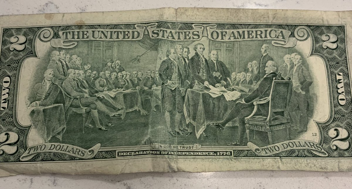 PrincipalSisler's tweet photo. Warriors! #DYK that the $2 bill commemorates the signing of the Declaration of Independence. We must remember to live up to the philosophy that our country was founded on: All Men are created equal &amp; have unalienable rights; #Life #Liberty &amp; #Happiness. #BeSafe #BeProud #BeBetter https://t.co/TKIoE0cz0K
