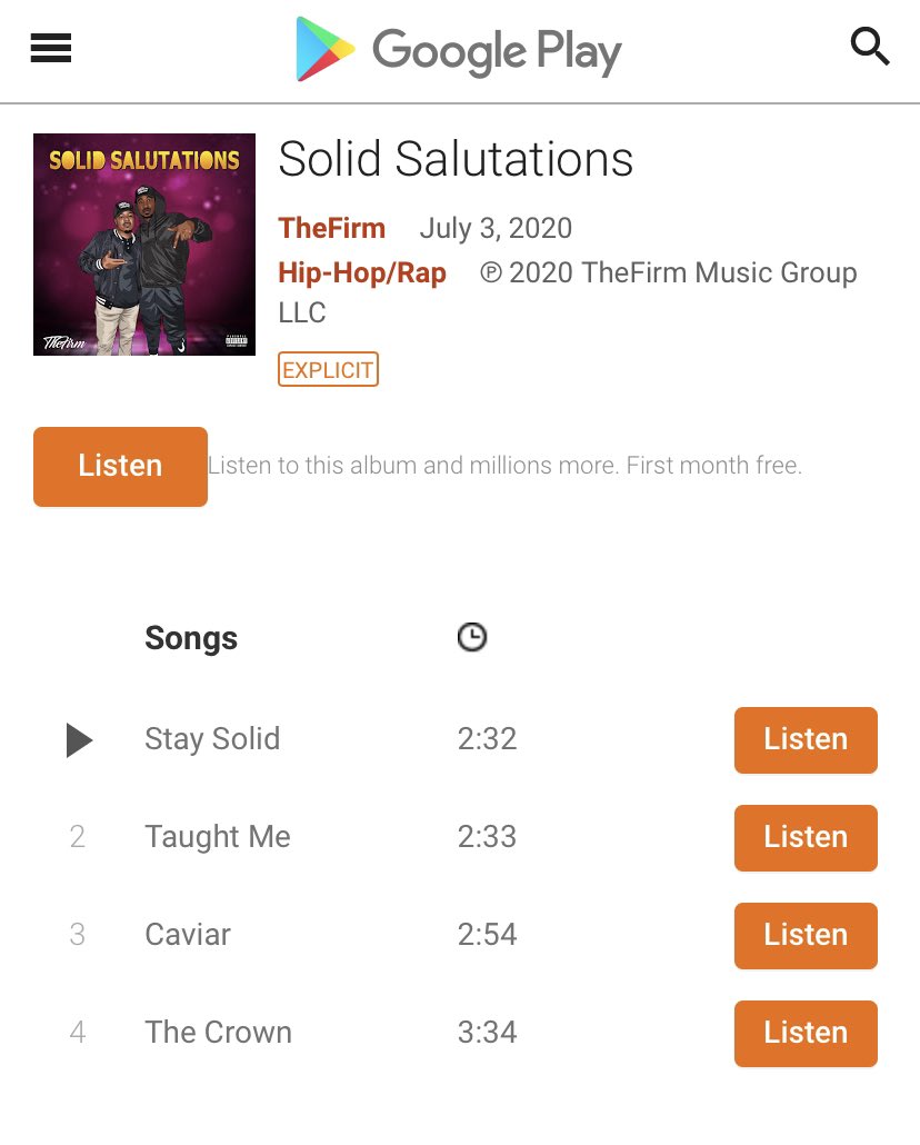 the_firmmusic's tweet photo. #SolidSalutations now streaming on a platform near you. Pick your poison and tap in! 🔥 https://t.co/Mi9IdCHfCs