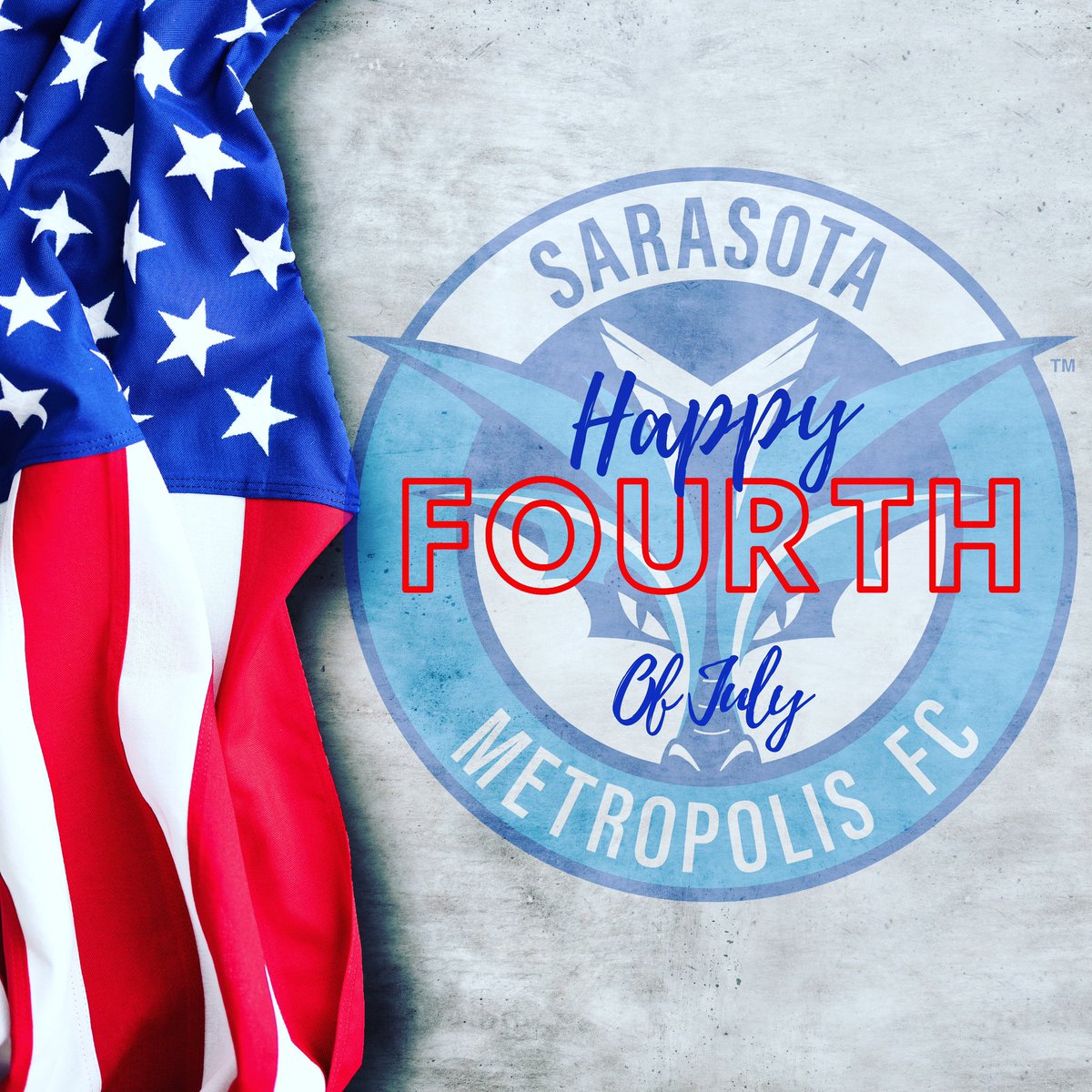 #happy4thofjuly from Sarasota Metropolis FC. #Freedom #Soccerlife #path2pro