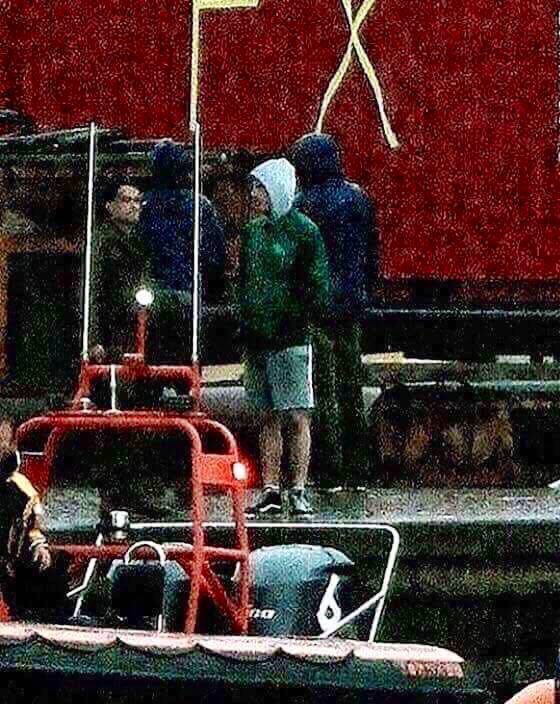 Louis being at the shooting of Dunkirk