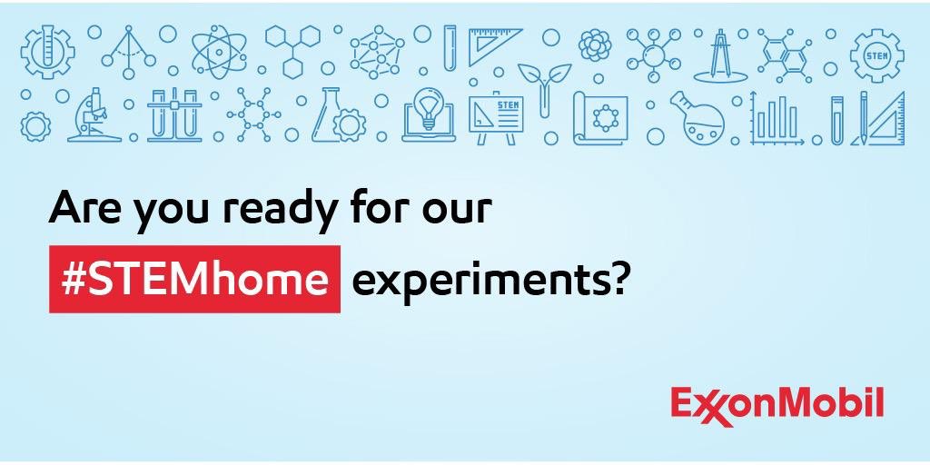 exxonmobil_qa's tweet photo. Join us for some fun STEM at home! #STEMisEZ #STEMhome https://t.co/x03m6Gu2bW