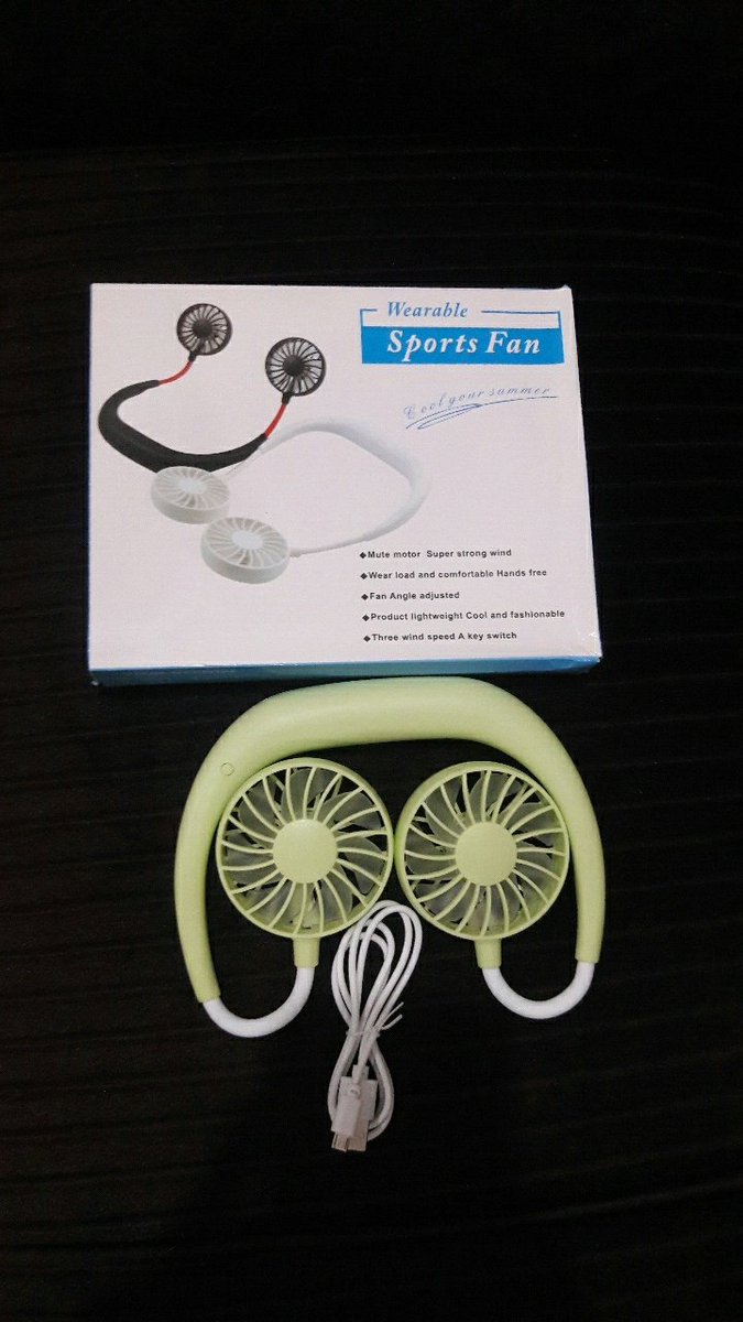Prime_OSC's tweet image. ✅NECK FAN || 💵Rs. 1499/- Only.
📲 +92 334 736 7322 || ❗LIMITED Stock
🚚Delivery AOP ||  ⚠Hurry Up ||☑ Shop Now

Hands Free Portable Neck Fan - Rechargeable Mini USB Personal Fan Battery Operated with 3 Level Air Flow, Home Office Travel Indoor Outdoor (Black).