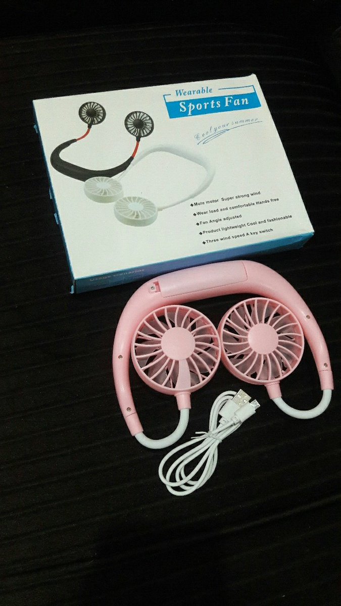 Prime_OSC's tweet image. ✅NECK FAN || 💵Rs. 1499/- Only.
📲 +92 334 736 7322 || ❗LIMITED Stock
🚚Delivery AOP ||  ⚠Hurry Up ||☑ Shop Now

Hands Free Portable Neck Fan - Rechargeable Mini USB Personal Fan Battery Operated with 3 Level Air Flow, Home Office Travel Indoor Outdoor (Black).