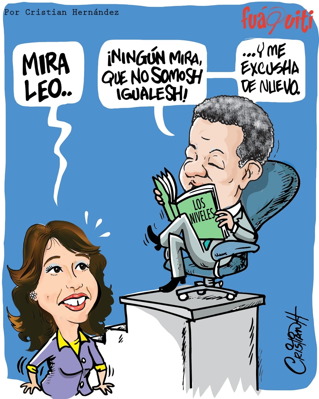 Fuáquiti TV on X: "¡Los niveles! . . #LeonelFernandez #Margarita #Caricaturas #Fuaquiti #Politica #Candidatos #Elecciones2020 https://t.co/tLy5Vy8Rkc" / X