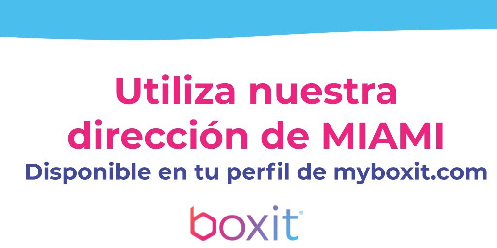 MyBoxitOnline's tweet photo. Si cuentas con una tarjeta de crédito, coloca nuestra dirección de MIAMI de acuerdo a tu plan y recibe tus compras en cualquiera de nuestros #smartlockers sin filas, sin estrés y sin contacto. https://t.co/fEb3En1Svb