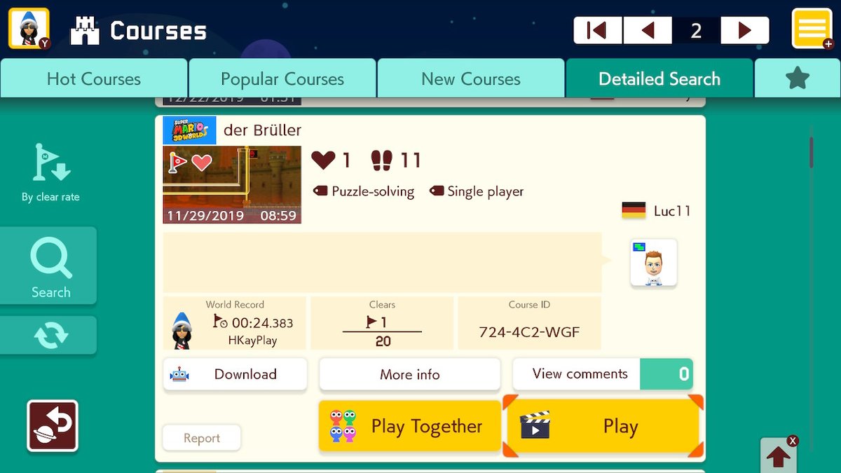 HKayPlay's tweet photo. It was really easy... #SuperMarioMaker2 #NintendoSwitch #gaming #nintendo #luigi #hotgarbage #hkayplay #uncleared https://t.co/e6izLb9NnY