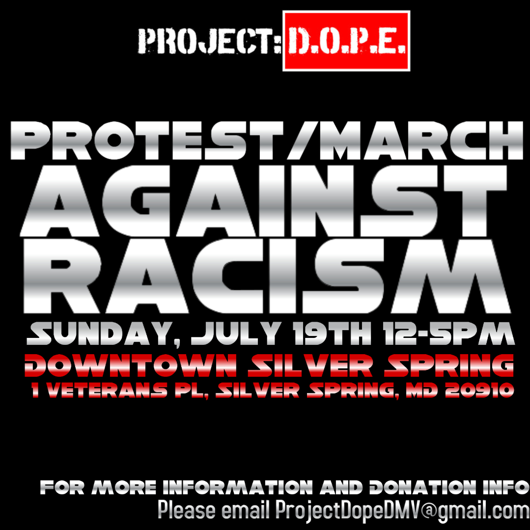 CoachDrip_MikeT's tweet photo. July 19th @ProjectDopeDMV
@mocoprotest
@SilverCoalition
#ProjectDope
#ProjectDopeDMV
#ProjectDopeForJustice
#ProjectDopeForChange
#RacismMustFall https://t.co/z8cP6hZ8w4