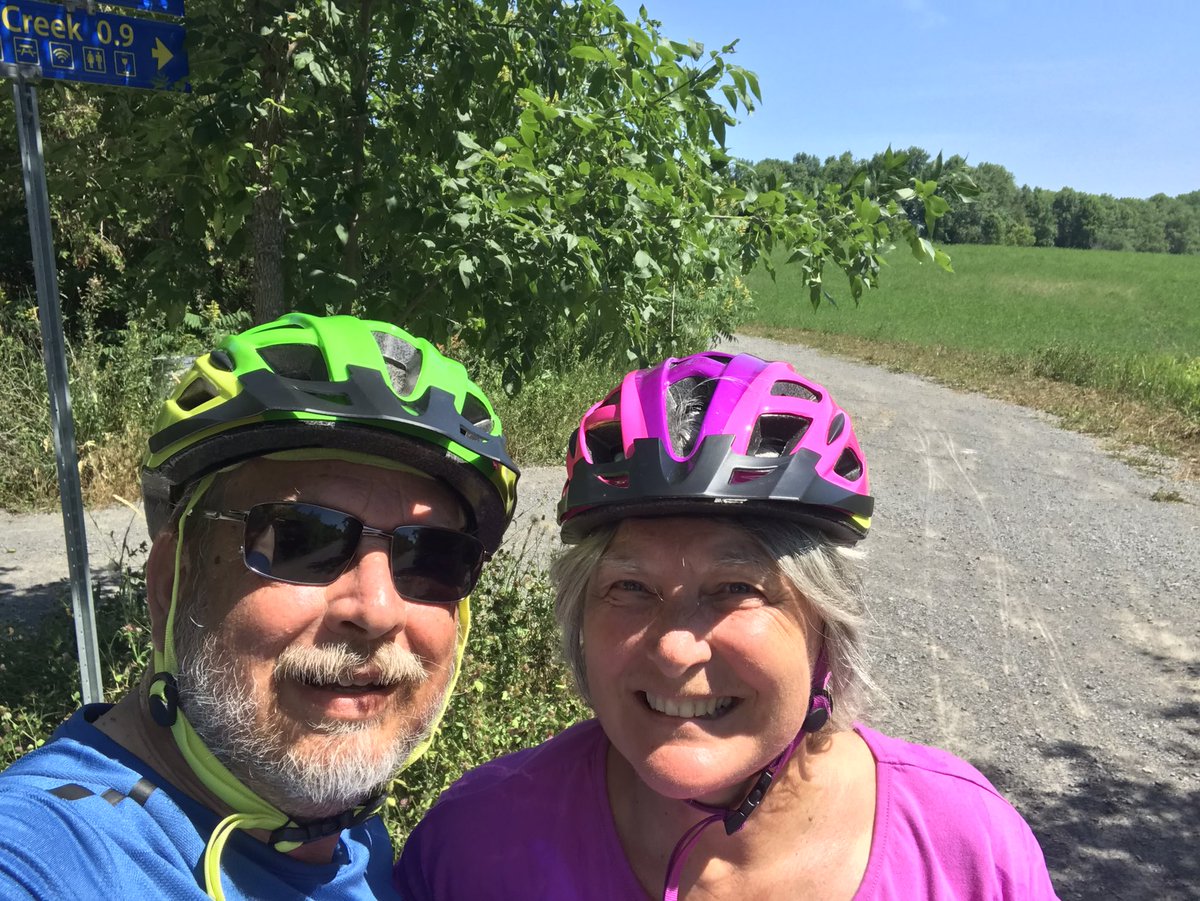 RLitwiller's tweet photo. Beautiful day for a #NavyBikeRide along the #MilleniumTrail in #PrinceEdwardCounty in support of #RCNBenevolentFund &amp; #SupportOurTroops. Finished with wood fired pizza &amp; wine from #HillierCreekEstates &amp; our friends/owners Kemp &amp; Amber -stong supporters of #WoundedWarriorsCanada. https://t.co/J3LIegnt5x