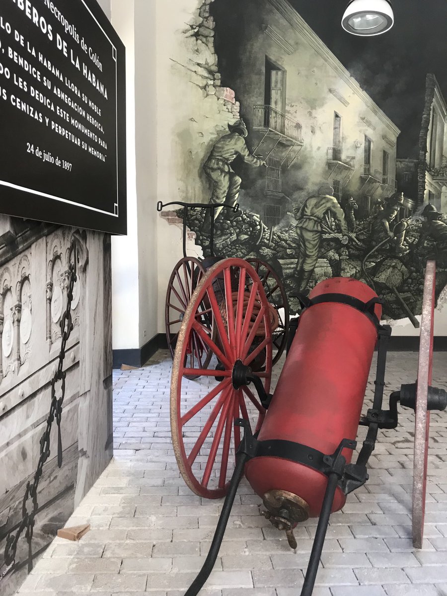 Hello Mr. President ⁦<a href="/DiazCanelB/">Miguel Díaz-Canel Bermúdez</a>⁩ yesterday on our way to #azucar in #plazavieja my 84yr old mom Peggy #airforce #veteran and I got to see my great great great grandfather’s store which now is the #firemen #museum on mercaderes. The restoration Is beautiful. Thank u #cuba