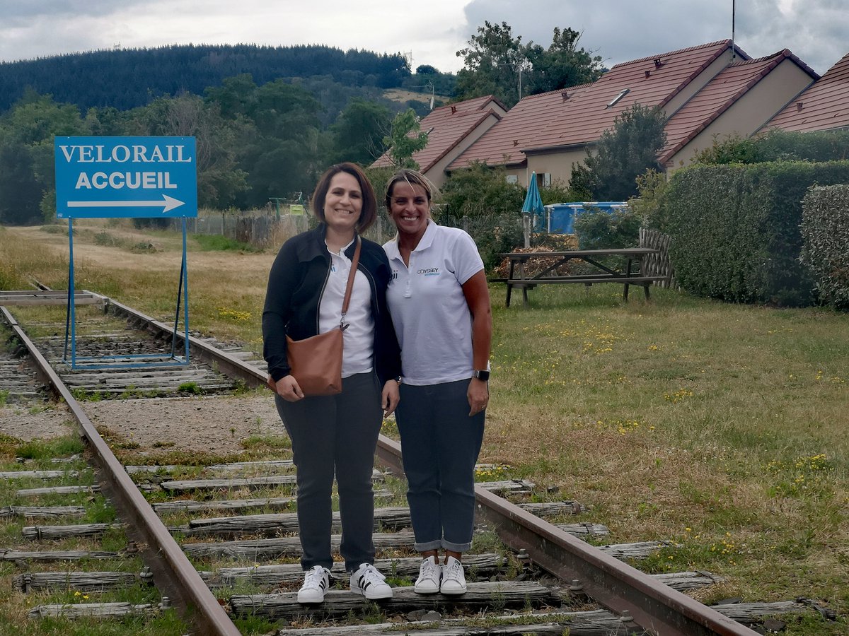 CATHERINEPATUEL's tweet image. #DPII #ODYSSEY - Jour 2 : activité "Vélorail"