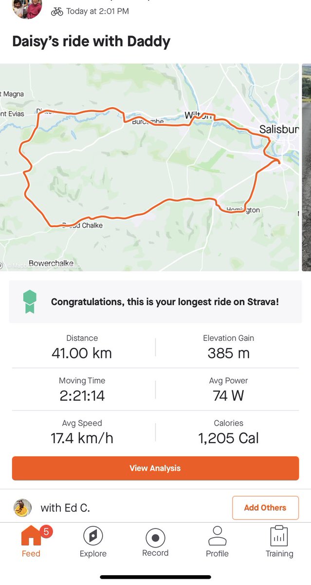 daisyscharityc1's tweet photo. Long bike ride today! 40km closer to my 1080km target raising money for @LittleTroopers_ &amp; @bloodcancer_uk Great to have some time with Dad cos he’s home for w’end too #cycle #longcycle #roadcycling #daisyscharitychallenge #fitness #endurance #militarychild #militarylife #cycling https://t.co/0uOhUc6p34