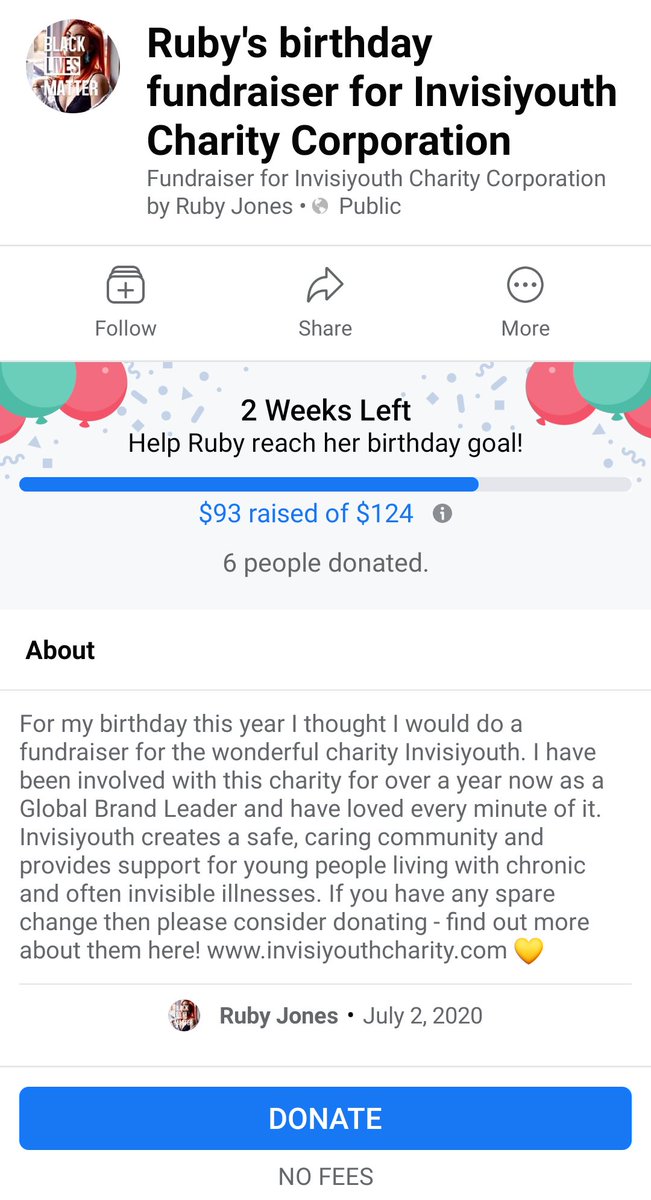 InvisiYouth's tweet photo. We love when our #GlobalBrandLeaders like @chr0nicallycute celebrate their birthdays by fundraising for us!! She's almost at her goal so if you can share or support, that would be amazing๐๐
https://t.co/x9NrcQdWHr https://t.co/tOdCLJQFA8