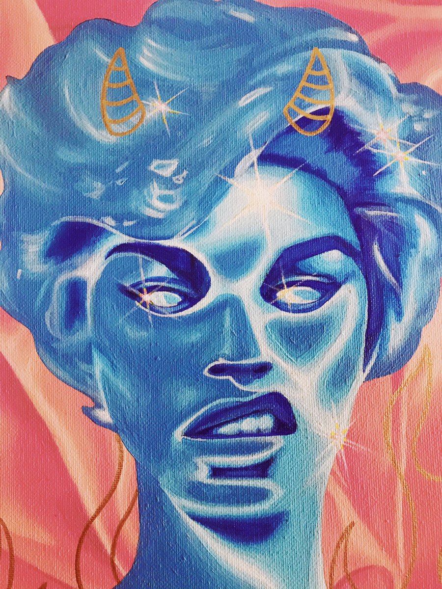 hueydynamite's tweet photo. “Was she ever sweet?”
Acrylic on Canvas 
12x12 https://t.co/KeX5QoE9sF