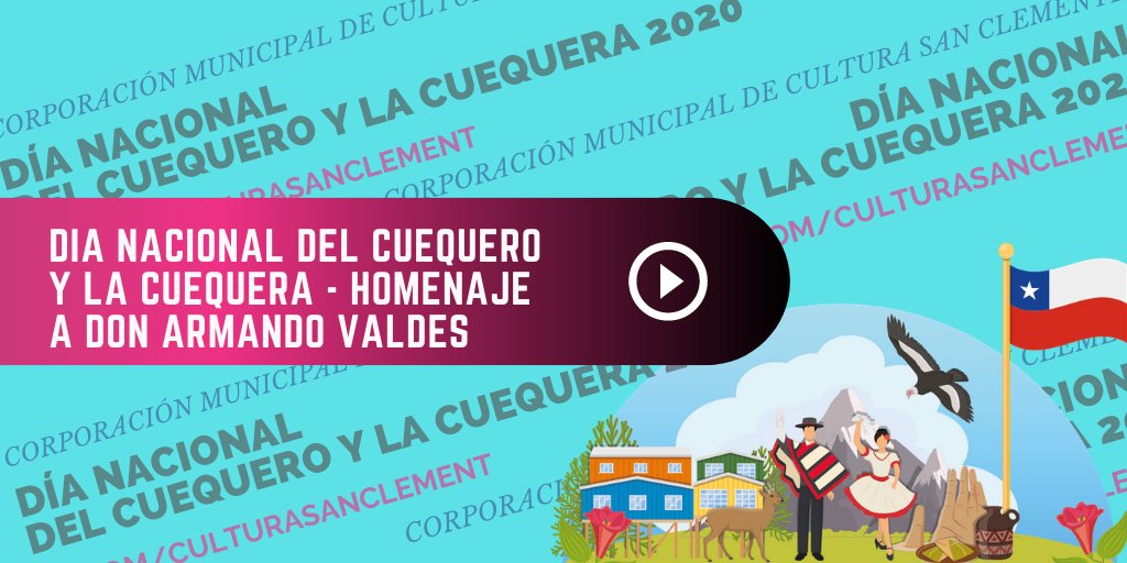 CC_SClemente's tweet photo. ����🇱 Hoy 4 de julio en Chile se celebra el #DiaNacionalDelCuequeroylaCuequera 🇨🇱 
Les compartimos un video homenaje a don #LuisArmandoValdésAmaro, cuequero sanclementino recientemente fallecido.
📲 Video IGTV ->
https://t.co/AEgyPVI5mk 
#cueca #chile  #sanclemente https://t.co/HMAK8bbGdd