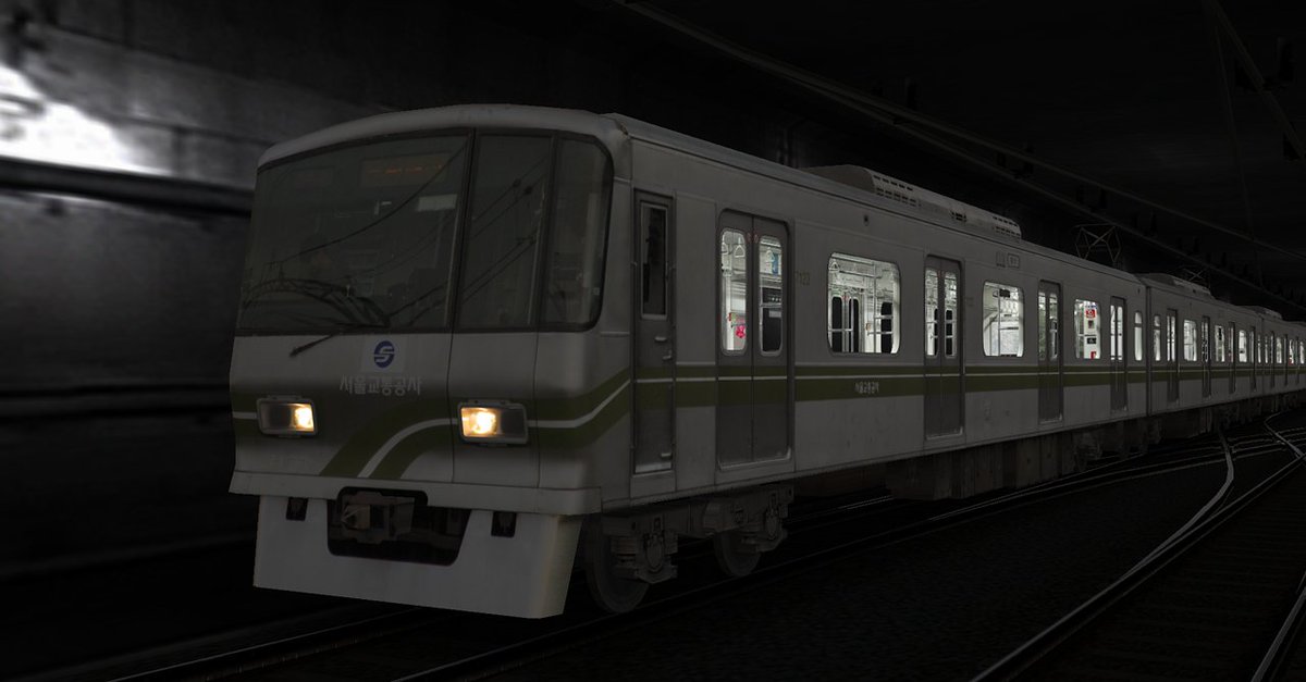 rastec_TS's tweet photo. 서울교통공사 7000호대 전동차-#OpenBVE 인게임
제작자는 이지(@Railbus1884 )님이십니다 https://t.co/ZjHhSnvvfQ