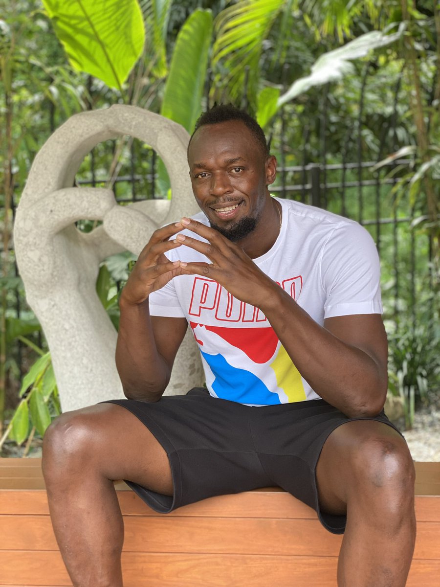 usainbolt's tweet photo. Don’t take life too seriously as nobody ever makes it out alive! https://t.co/Yi66bzhq4V