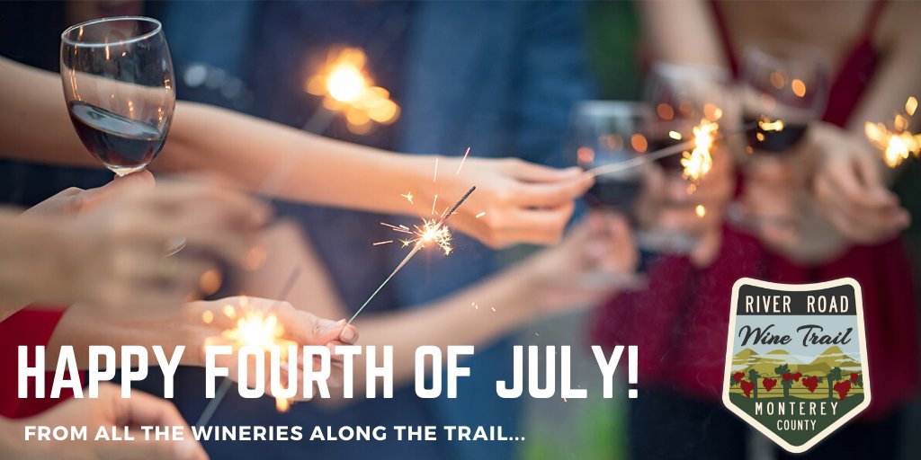 River Road Wines (@riverroadwines) on Twitter photo From our family of wineries to you and yours...have a safe holiday celebrating America! Cheers!
#riverroadwinetrail #4thofjuly #independenceday #winelovers <a href="/ManzoniVineyard/">Manzoni Vineyards</a> <a href="/OdonataWines/">Odonata Wines</a> <a href="/PessagnoWine/">Pessagno Winery</a> <a href="/PumaRoad/">Puma Road Winery</a> <a href="/hahnwines/">Hahn Wines</a> <a href="/SchiedWine/">Scheid Wine</a> <a href="/ChaloneVineyard/">Chalone Vineyard</a> From our family of wineries to you and yours...have a safe holiday celebrating America! Cheers!
#riverroadwinetrail #4thofjuly #independenceday #winelovers <a href="/ManzoniVineyard/">Manzoni Vineyards</a> <a href="/OdonataWines/">Odonata Wines</a> <a href="/PessagnoWine/">Pessagno Winery</a> <a href="/PumaRoad/">Puma Road Winery</a> <a href="/hahnwines/">Hahn Wines</a> <a href="/SchiedWine/">Scheid Wine</a> <a href="/ChaloneVineyard/">Chalone Vineyard</a>