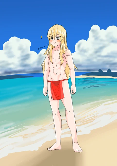 1日1個お絵描きシリーズ(FGO)7月4日分
今日は適当に水着キリシュタリア 背景を短時間でもいいから描いていかなきゃと思った 