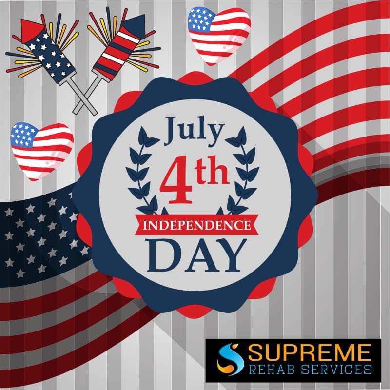 supremerehab's tweet photo. Today we celebrate the glory of freedom. We don’t understand the value of it until we lose it, so let’s remember about that and never let it go. 
Joy to the nation. 
Happy Independence Day! https://t.co/Gi59epW42o