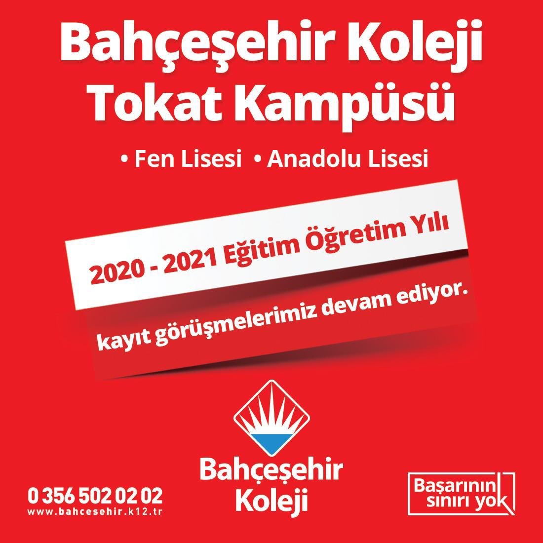 Okulumuz sabah 10.00 ve akşam 17.00 a kadar açıktır. Geleceğiniz emin ellerde <a href="/tokatbklise/">Bahçeşehir Tokat Kampüsü</a>