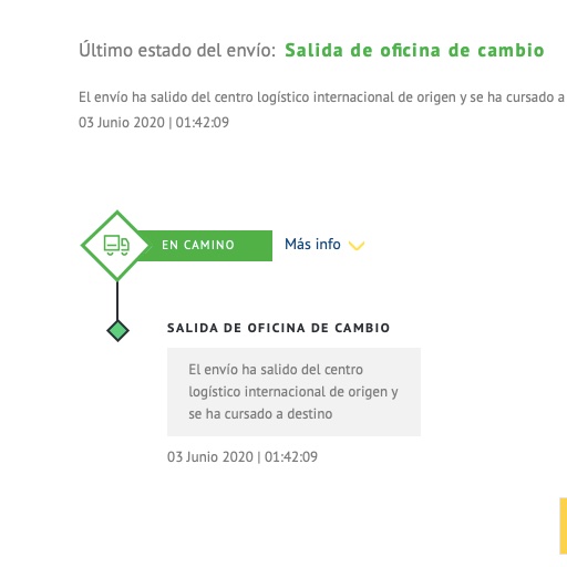 pattyymoya's tweet photo. en camino durante más de un mes! que pasa con @Correos ?????????????? https://t.co/KFThUHsWRO