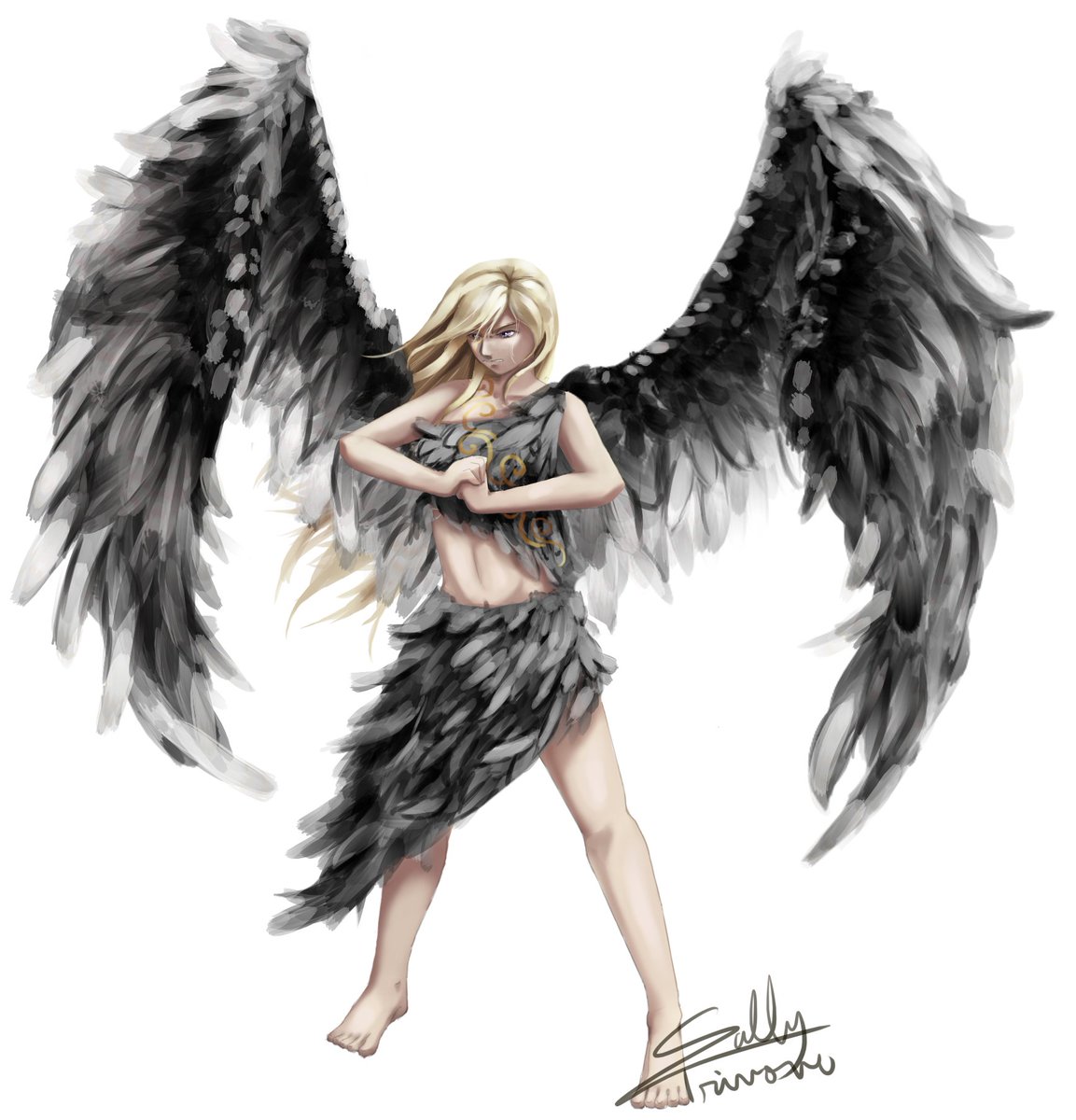 STrivone's tweet photo. I forget what I have posted here ono
well here is one of my ocs
xpppppp
#animegirl #wings #animeart #fethers https://t.co/FlbYRczs2n